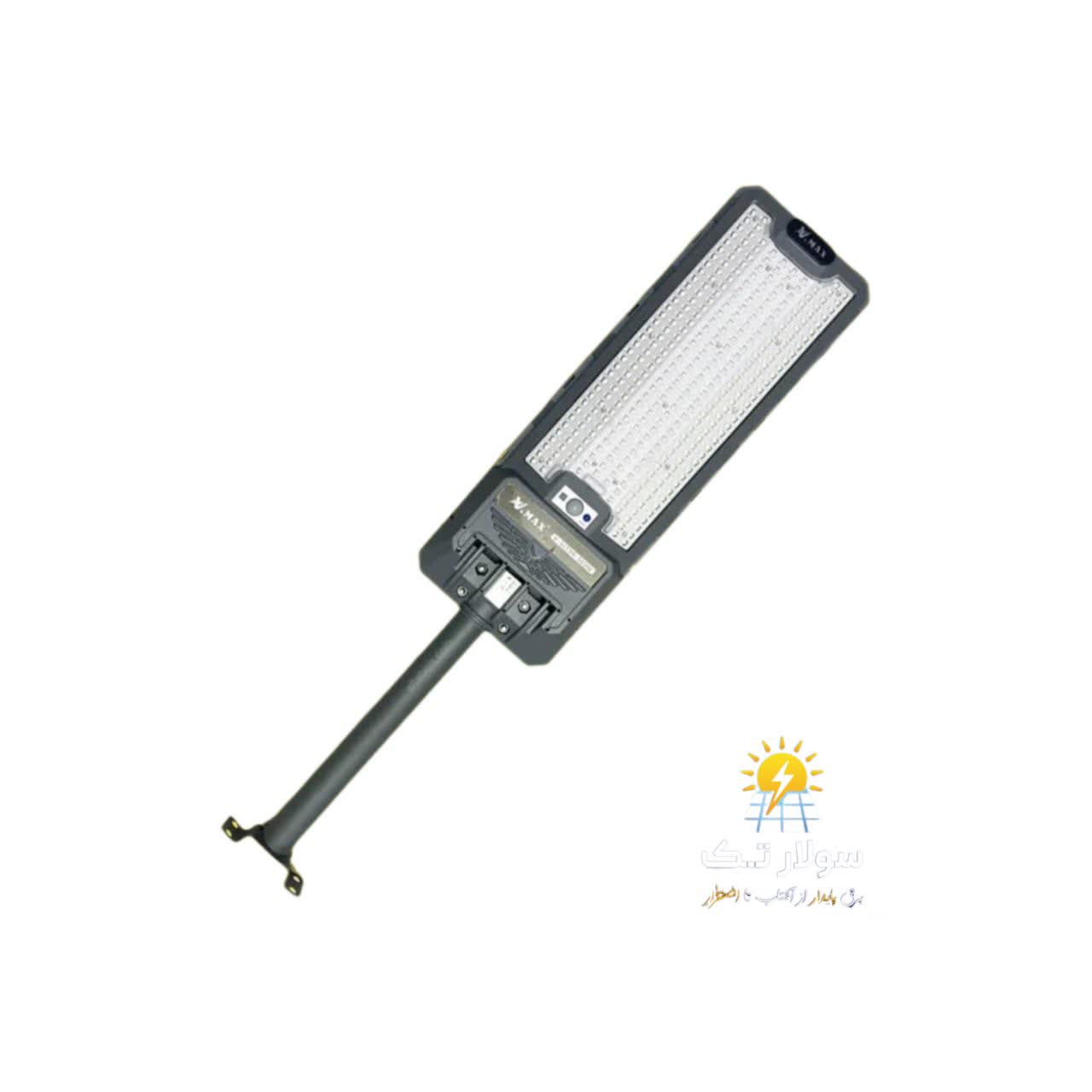 پروژکتور خورشیدی خیابانی لنزدار 360وات با ذخیره باتری 12ساعته مدل v-slt99-360